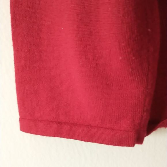 VTG Pursuits Ltd Sweater Women 1X/L*Red Merino Wool Woolmark Christmas*READ - Picture 3 of 6